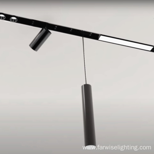 surface mounted Aluminum LED magnetic Track profile